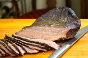 Sous vide and smoked bbq brisket